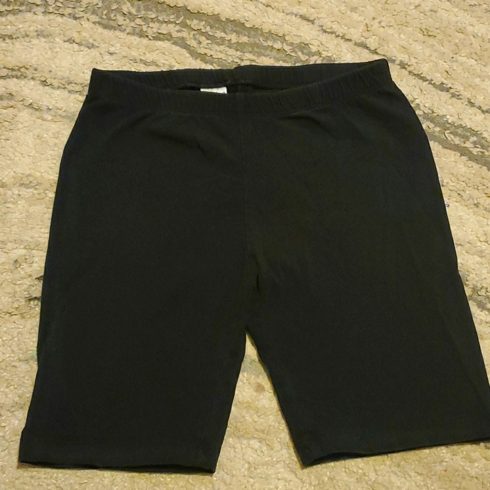 Black biker shorts